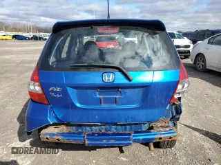 2008 Honda Fit Sport with VIN JHMGD38688S045943, listed as a Copart auction lot 49443655 with 81,764 mi miles and Salvage Title. Bid and sale history available at carsss.com. Image 6.