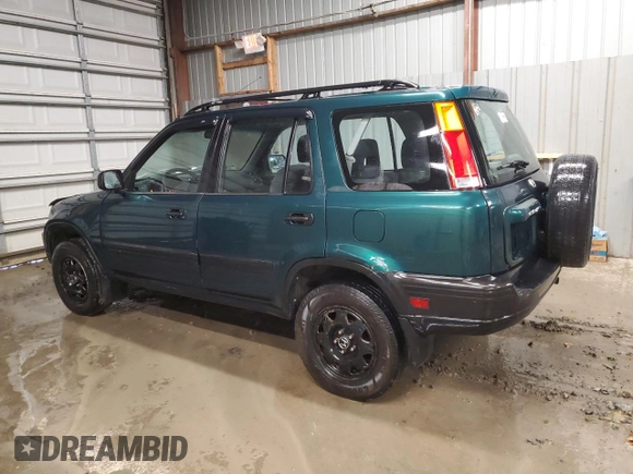 1999 Honda CR-V LX with VIN JHLRD1847XC020461, listed as a Copart auction lot 80841704 with 282,450 mi miles and Salvage Title. Bid and sale history available at carsss.com. Image 2.