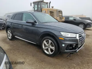 2018 Audi Q5 Premium Plus with VIN WA1BNAFY7J2190716, listed as a Copart auction lot 61136185 with 105,973 mi miles and Clean title. Bid and sale history available at DreamBid. Image 4.