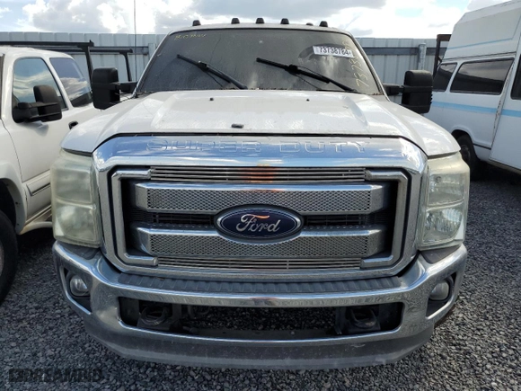 2014 Ford Super Duty F-350 DRW XLT with VIN 1FT8W3DT4EEB01558, listed as a Copart auction lot 73738784 with 0 mi miles and Salvage Title. Bid and sale history available at carsss.com. Image 5.