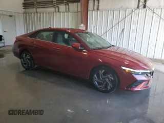 2025 Hyundai Elantra SEL Convenience with VIN KMHLS4DG2SU892992, listed as a Copart auction lot 55060085 with 11,393 mi miles and Clean Title. Bid and sale history available at DreamBid. Image 4.