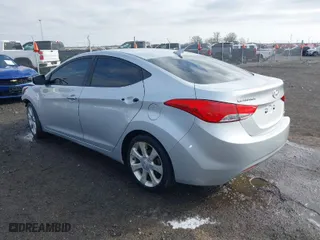 2012 Hyundai Elantra Limited with VIN 5NPDH4AE4CH150373, listed as a IAAI auction lot 41784443 with 170,348 mi miles. Bid and sale history available at carsss.com. Image 3.