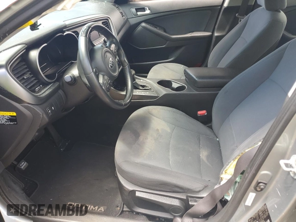 2015 Kia Optima Hybrid with VIN KNAGM4AD6F5083356, listed as a Copart auction lot 50904514 with 0 mi miles and Non Repairable. Bid and sale history available at carsss.com. Image 7.