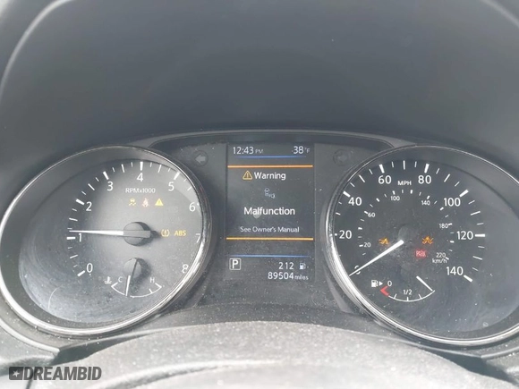 2019 Nissan Rogue Sport S with VIN JN1BJ1CR8KW311328, listed as a IAAI auction lot 41547194 with 89,504 mi miles. Bid and sale history available at carsss.com. Image 7.