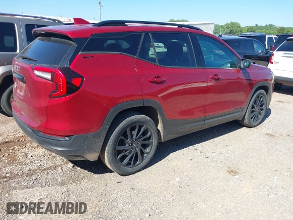 2023 GMC Terrain SLT z VIN 3GKALPEGXPL214487, wystawiony jako IAAI lot #42287611 z przebiegiem 54 520 mil mil oraz . Historia ofert i sprzedaży dostępna na DreamBid. Obrazek 4.