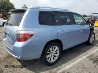 2009 Toyota Highlander Limited with VIN JTEEW44A892031699, listed as a Copart auction lot 58791485 with 73,270 mi miles and Salvage title. Bid and sale history available at DreamBid. Image 3.