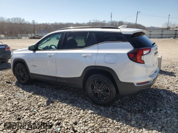 2024 GMC Terrain AT4 with VIN 3GKALYEGXRL393090, listed as a Copart auction lot 48188205 with 6,249 mi miles and Salvage Title. Bid and sale history available at DreamBid. Image 2.