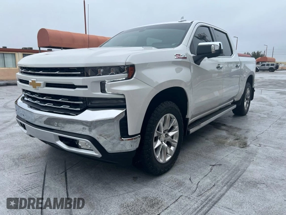 2021 Chevrolet Silverado 1500 LTZ with VIN 1GCUYGET6MZ232691, listed as a Copart auction lot 42588905 with 67,138 mi miles and Salvage Title. Bid and sale history available at DreamBid. Image 2.