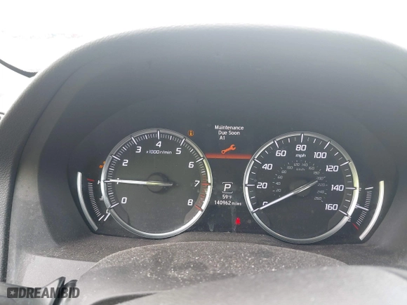 2014 Acura MDX Tech Pkg with VIN 5FRYD4H43EB021602, listed as a IAAI auction lot 41705215 with 140,767 mi miles. Bid and sale history available at carsss.com. Image 7.