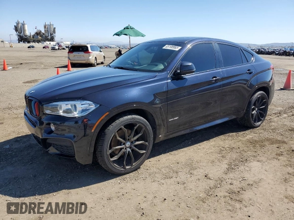 2015 BMW X6 xDrive35i with VIN 5UXKU2C53F0F96232, listed as a Copart auction lot 65198963 with 116,024 mi miles. Bid and sale history available at carsss.com. Image 1.