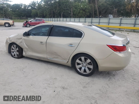 2010 Buick LaCrosse CXL with VIN 1G4GC5GG8AF138336, listed as a Copart auction lot 60421425 with 124,398 mi miles and Salvage title. Bid and sale history available at DreamBid. Image 2.