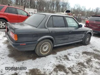 1989 BMW 3 Series z VIN WBAAE0302KED52374, wystawiony jako Copart lot #88331485 z przebiegiem Nie podano mil oraz Szkoda całkowita • Salvage title. Historia ofert i sprzedaży dostępna na DreamBid. Obrazek 3.