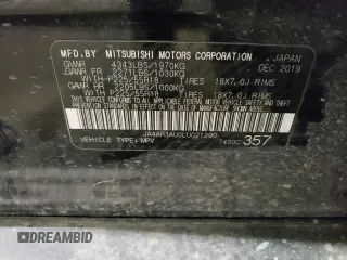 2020 Mitsubishi Outlander Sport ES 2.0 with VIN JA4AR3AU0LU021290, listed as a Copart auction lot 75065194 with 0 mi miles and Salvage Title. Bid and sale history available at carsss.com. Image 13.