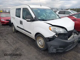 2016 Ram ProMaster City Cargo Tradesman with VIN ZFBERFAT0G6C75517, listed as a IAAI auction lot 41078946 with 139,675 mi miles. Bid and sale history available at carsss.com. Image 1.