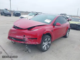 2021 Tesla Model Y Long Range with VIN 5YJYGAEE5MF294074, listed as a IAAI auction lot 41447392 with 1 mi miles. Bid and sale history available at carsss.com. Image 18.