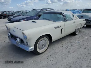 1956 Ford Thunderbird with VIN P6FH294352, listed as a Copart auction lot 75045584 with 87,726 mi miles and Salvage Title. Bid and sale history available at DreamBid. Image 1.