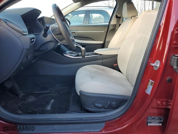 2023 Hyundai Sonata SEL with VIN KMHL14JA2PA287494, listed as a Copart auction lot 80284034 with 56,117 mi miles and Salvage Title. Bid and sale history available at carsss.com. Image 7.