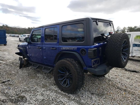 2020 Jeep Wrangler Unlimited Sport S with VIN 1C4HJXDGXLW311002, listed as a Copart auction lot 84498654 with 90,260 mi miles and Salvage Title. Bid and sale history available at carsss.com. Image 2.