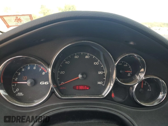 2008 Pontiac G6 GXP with VIN 1G2ZM177984215339, listed as a Copart auction lot 69385714 with 83,868 mi miles and Clean Title. Bid and sale history available at carsss.com. Image 9.