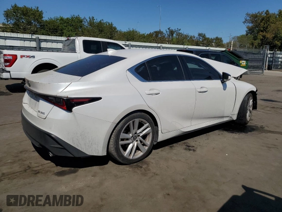 2023 Lexus IS 300 with VIN JTHCA1D20P5123949, listed as a Copart auction lot 51545925 with 47,532 mi miles and Salvage title. Bid and sale history available at DreamBid. Image 5.