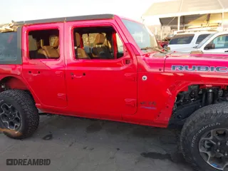 2022 Jeep Wrangler 4xe Unlimited Rubicon with VIN 1C4JJXR63NW206709, listed as a IAAI auction lot 41254820 with 25,317 mi miles. Bid and sale history available at carsss.com. Image 14.