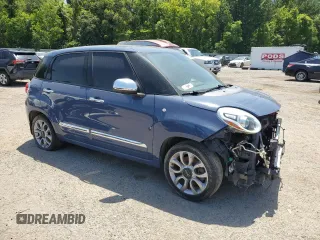2018 FIAT 500L Lounge with VIN ZFBCFACH5JZ041498, listed as a Copart auction lot 65584135 with 114,632 mi miles and Salvage title. Bid and sale history available at DreamBid. Image 4.