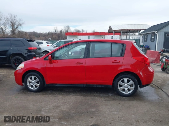 2007 Nissan Versa 1.8 S with VIN 3N1BC13E37L385700, listed as a IAAI auction lot 41607973 with 180,407 mi miles. Bid and sale history available at carsss.com. Image 14.