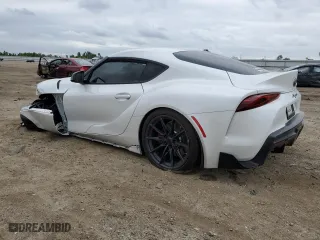 2023 Toyota GR Supra 3.0 with VIN WZ1DB0G06PW057166, listed as a Copart auction lot 52355784 with 0 mi miles and Salvage Title. Bid and sale history available at carsss.com. Image 2.