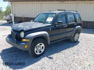 2007 Jeep Liberty Sport with VIN 1J4GL48K37W520729, listed as a IAAI auction lot 42072490 with 115,095 mi miles. Bid and sale history available at carsss.com. Image 2.