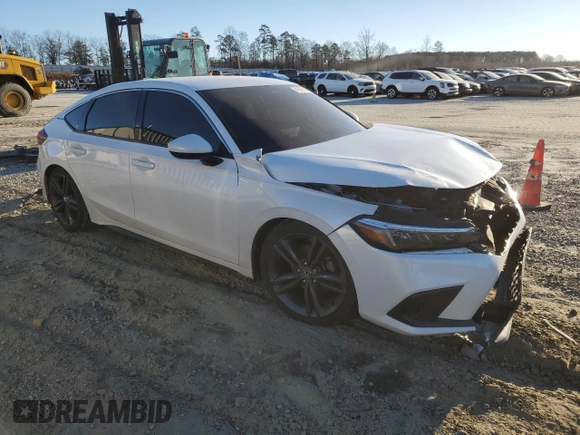 2022 Honda Civic LX z VIN 19XFL2H50NE007266, wystawiony jako Copart lot #41595515 z przebiegiem 52 527 mil mil oraz Szkoda całkowita • Salvage title. Historia ofert i sprzedaży dostępna na DreamBid. Obrazek 4.