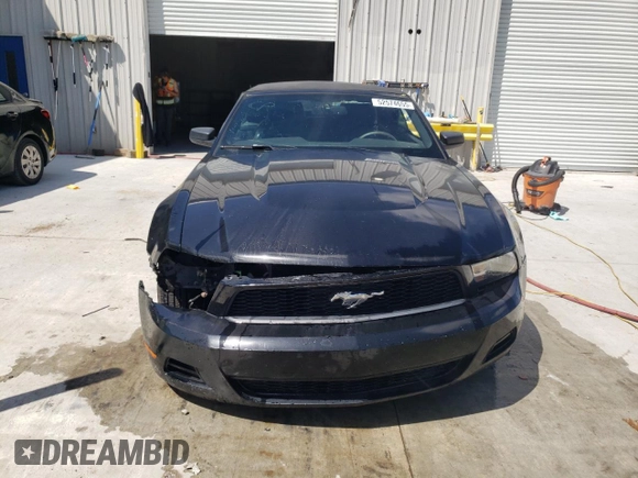 2012 Ford Mustang V6 with VIN 1ZVBP8EM0C5207975, listed as a Copart auction lot 52574655 with 161,516 mi miles and Salvage Title. Bid and sale history available at carsss.com. Image 5.