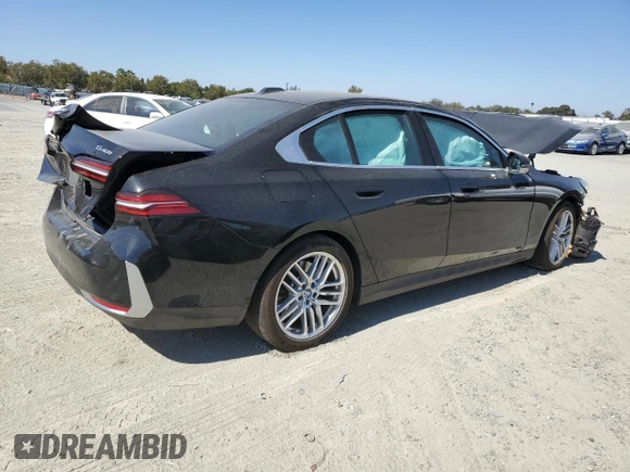 2024 BMW 5 Series 540i xDrive with VIN WBA63FJ06RCR29413, listed as a Copart auction lot 74137104 with 0 mi miles and Salvage Title. Bid and sale history available at carsss.com. Image 3.