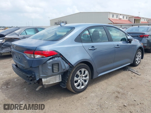 2024 Toyota Corolla LE with VIN 5YFB4MDE5RP082420, listed as a IAAI auction lot 42125592 with 44,783 mi miles. Bid and sale history available at carsss.com. Image 4.