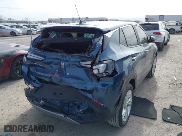2024 Buick Encore GX Preferred with VIN KL4AMBS23RB173591, listed as a IAAI auction lot 41353427 with 10,562 mi miles and . Bid and sale history available at DreamBid. Image 4.