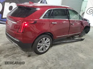 2024 Cadillac XT5 FWD Premium Luxury with VIN 1GYKNCRSXRZ728198, listed as a Copart auction lot 82417294 with 14,163 mi miles and Clean Title. Bid and sale history available at carsss.com. Image 3.