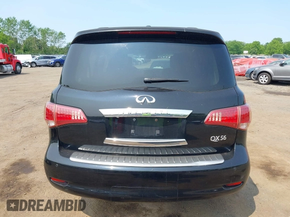 2012 Infiniti QX56 7-passenger z VIN JN8AZ2NF6C9515429, wystawiony jako IAAI lot #42419473 z przebiegiem 133 665 mil mil oraz . Historia ofert i sprzedaży dostępna na DreamBid. Obrazek 16.