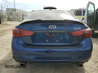 2018 Infiniti Q50 Luxe with VIN JN1EV7AP9JM356259, listed as a Copart auction lot 57756895 with 62,607 mi miles and Salvage title. Bid and sale history available at DreamBid. Image 6.