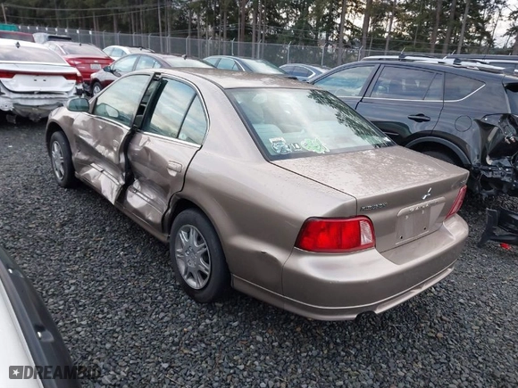 2002 Mitsubishi Galant ES with VIN 4A3AA46G42E142612, listed as a IAAI auction lot 41493433 with 106960 miles. Bid and sale history available at carsss.com. Image 3.