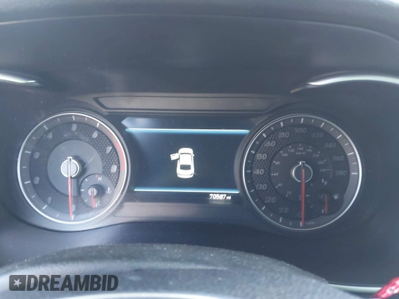 2019 Genesis G70 2.0T Sport with VIN KMTG24LA4KU016333, listed as a IAAI auction lot 41536018 with 70,587 mi miles. Bid and sale history available at carsss.com. Image 7.