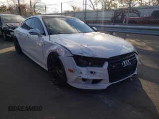 2016 Audi S7 with VIN WAUW2AFC5GN040497, listed as a Copart auction lot 76438554 with 36,908 mi miles and Non Repairable. Bid and sale history available at carsss.com. Image 1.