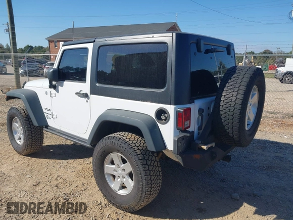 2014 Jeep Wrangler Sport with VIN 1C4AJWAG5EL176998, listed as a IAAI auction lot 40585450 with 114,432 mi miles and . Bid and sale history available at DreamBid. Image 3.