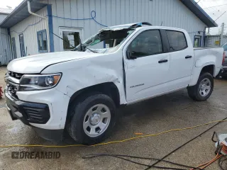 2021 Chevrolet Colorado 2WD Work Truck z VIN 1GCGSBEA3M1273469, wystawiony jako Copart lot #55304825 z przebiegiem 46 680 mil mil oraz Szkoda całkowita • Salvage title. Historia ofert i sprzedaży dostępna na DreamBid. Obrazek 1.
