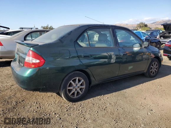 2002 Toyota Prius with VIN JT2BK12U920053834, listed as a Copart auction lot 72598834 with 310,920 mi miles and Clean Title. Bid and sale history available at carsss.com. Image 3.