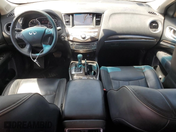2015 Infiniti QX60 with VIN 5N1AL0MM5FC524840, listed as a Copart auction lot 55408175 with 89,574 mi miles and Salvage title. Bid and sale history available at DreamBid. Image 8.