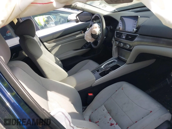 2019 Honda Accord with VIN 1HGCV3F18KA017689, listed as a IAAI auction lot 41030081 with 122,290 mi miles and . Bid and sale history available at DreamBid. Image 5.