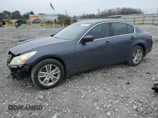 2011 Infiniti G25 Sedan x with VIN JN1DV6ARXBM651184, listed as a Copart auction lot 46151675 with 227,876 mi miles and Salvage Title. Bid and sale history available at carsss.com. Image 1.