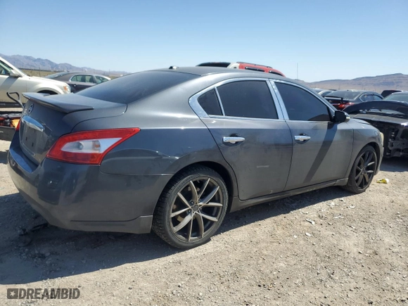 2009 Nissan Maxima 3.5 SV with VIN 1N4AA51E69C825597, listed as a Copart auction lot 58472894 with 234,230 mi miles and Salvage Title. Bid and sale history available at carsss.com. Image 3.