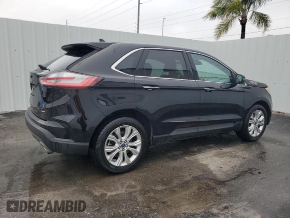 2022 Ford Edge Titanium with VIN 2FMPK4K94NBA55533, listed as a Copart auction lot 46788915 with 66,628 mi miles and Clean Title. Bid and sale history available at carsss.com. Image 3.