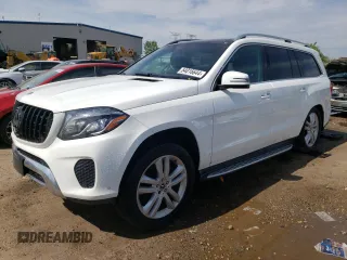 2017 Mercedes-Benz GLS 450 with VIN 4JGDF6EE5HA939296, listed as a Copart auction lot 54016644 with 87,397 mi miles and Salvage Title. Bid and sale history available at DreamBid. Image 1.