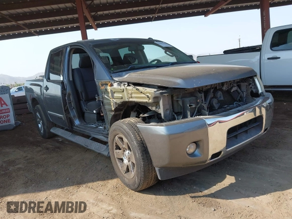 2013 Nissan Titan SL with VIN 1N6AA0ED0DN311415, listed as a IAAI auction lot 42697441 with 150,159 mi miles and . Bid and sale history available at DreamBid. Image 1.